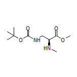 Methyl (S)-3-(Boc-amino)-2-(methylamino)propanoate