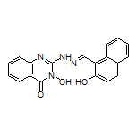 (E)-3-Hydroxy-2-[2-[(2-hydroxy-1-naphthyl)methylene]hydrazino]quinazolin-4(3H)-one