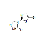 4-(5-Bromo-2-thiazolyl)-1H-1,2,4-triazol-5(4H)-one