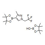 3-Methyl-1-(2,2,2-trifluoroethyl)pyrazole-4-boronic Acid Pinacol Ester compound with Hydroxyboronic Acid Pinacol Ester(1:1)