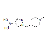 1-[(1-Methyl-4-piperidyl)methyl]pyrazole-4-boronic Acid