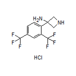 3-Amino-3-[2,4-bis(trifluoromethyl)phenyl]azetidine Hydrochloride