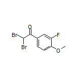 2,2-Dibromo-3’-fluoro-4’-methoxyacetophenone