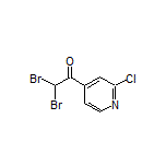 2,2-Dibromo-1-(2-chloro-4-pyridyl)ethanone