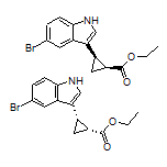 Ethyl cis-2-(5-Bromo-3-indolyl)cyclopropanecarboxylate