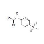 2,2-Dibromo-4’-(methylsulfonyl)acetophenone