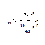 3-Amino-3-[4-fluoro-3-(trifluoromethyl)phenyl]azetidine Hydrochloride