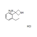 3-Amino-3-(2-ethylphenyl)azetidine Hydrochloride