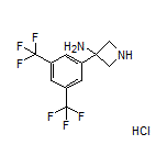 3-Amino-3-[3,5-bis(trifluoromethyl)phenyl]azetidine Hydrochloride