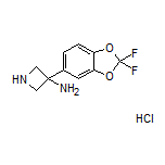 3-Amino-3-(2,2-difluorobenzo[d][1,3]dioxol-5-yl)azetidine Hydrochloride