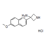 3-Amino-3-(6-methoxy-2-naphthyl)azetidine Hydrochloride