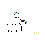 3-Amino-3-(2-methyl-1-naphthyl)azetidine Hydrochloride