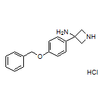 3-Amino-3-[4-(benzyloxy)phenyl]azetidine Hydrochloride