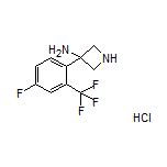 3-Amino-3-[4-fluoro-2-(trifluoromethyl)phenyl]azetidine Hydrochloride