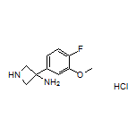 3-Amino-3-(4-fluoro-3-methoxyphenyl)azetidine Hydrochloride