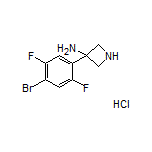 3-Amino-3-(4-bromo-2,5-difluorophenyl)azetidine Hydrochloride