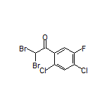 2,2-Dibromo-2’,4’-dichloro-5’-fluoroacetophenone