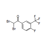 2,2-Dibromo-4’-fluoro-3’-(trifluoromethyl)acetophenone