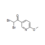 2,2-Dibromo-1-(6-methoxy-3-pyridyl)ethanone