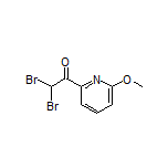 2,2-Dibromo-1-(6-methoxy-2-pyridyl)ethanone