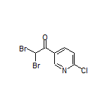 2,2-Dibromo-1-(6-chloro-3-pyridyl)ethanone