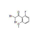 2,2-Dibromo-2’-fluoro-6’-methoxyacetophenone