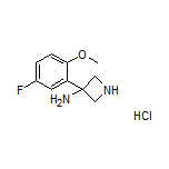 3-Amino-3-(5-fluoro-2-methoxyphenyl)azetidine Hydrochloride