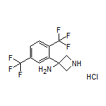 3-Amino-3-[2,5-bis(trifluoromethyl)phenyl]azetidine Hydrochloride