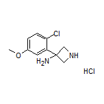 3-Amino-3-(2-chloro-5-methoxyphenyl)azetidine Hydrochloride