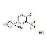 3-Amino-3-[4-chloro-3-(trifluoromethyl)phenyl]azetidine Hydrochloride