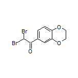 2,2-Dibromo-1-(2,3-dihydrobenzo[b][1,4]dioxin-6-yl)ethanone