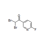 2,2-Dibromo-1-(6-fluoro-3-pyridyl)ethanone