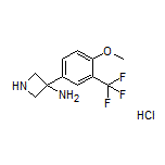 3-Amino-3-[4-methoxy-3-(trifluoromethyl)phenyl]azetidine Hydrochloride