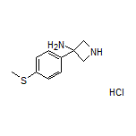 3-Amino-3-[4-(methylthio)phenyl]azetidine Hydrochloride