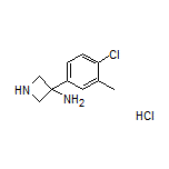 3-Amino-3-(4-chloro-3-methylphenyl)azetidine Hydrochloride