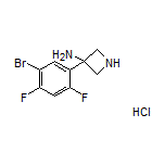 3-Amino-3-(5-bromo-2,4-difluorophenyl)azetidine Hydrochloride