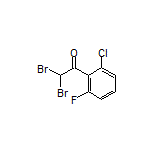 2,2-Dibromo-2’-chloro-6’-fluoroacetophenone