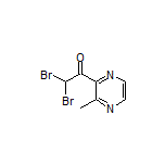 2,2-Dibromo-1-(3-methyl-2-pyrazinyl)ethanone