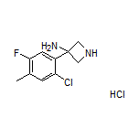 3-Amino-3-(2-chloro-5-fluoro-4-methylphenyl)azetidine Hydrochloride