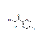 2,2-Dibromo-1-(5-fluoro-2-pyrimidinyl)ethanone