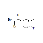 2,2-Dibromo-4’-fluoro-3’-methylacetophenone