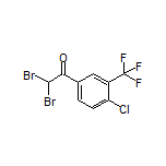 2,2-Dibromo-4’-chloro-3’-(trifluoromethyl)acetophenone