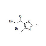 2,2-Dibromo-1-(2,4-dimethyl-5-thiazolyl)ethanone