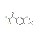 2,2-Dibromo-3’-chloro-4’-(trifluoromethoxy)acetophenone