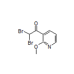 2,2-Dibromo-1-(2-methoxy-3-pyridyl)ethanone