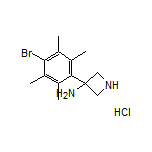 3-Amino-3-(4-bromo-2,3,5,6-tetramethylphenyl)azetidine Hydrochloride