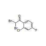 2,2-Dibromo-2’-chloro-4’-fluoroacetophenone