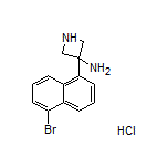 3-Amino-3-(5-bromo-1-naphthyl)azetidine Hydrochloride