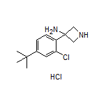 3-Amino-3-[4-(tert-butyl)-2-chlorophenyl]azetidine Hydrochloride