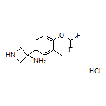 3-Amino-3-[4-(difluoromethoxy)-3-methylphenyl]azetidine Hydrochloride